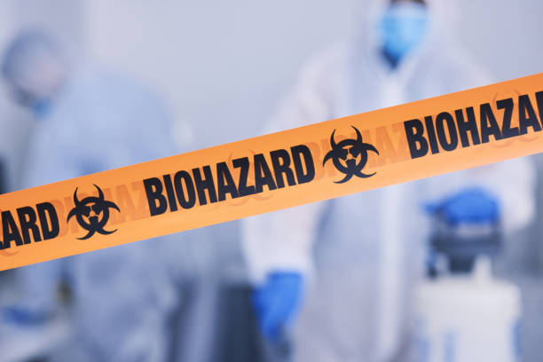 Professional Biohazard Cleanup technician working in Cataldo, ID